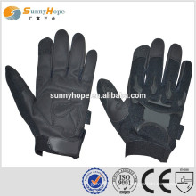 Sunnyhope guantes de cuero de invierno motocicleta guantes de microfibra